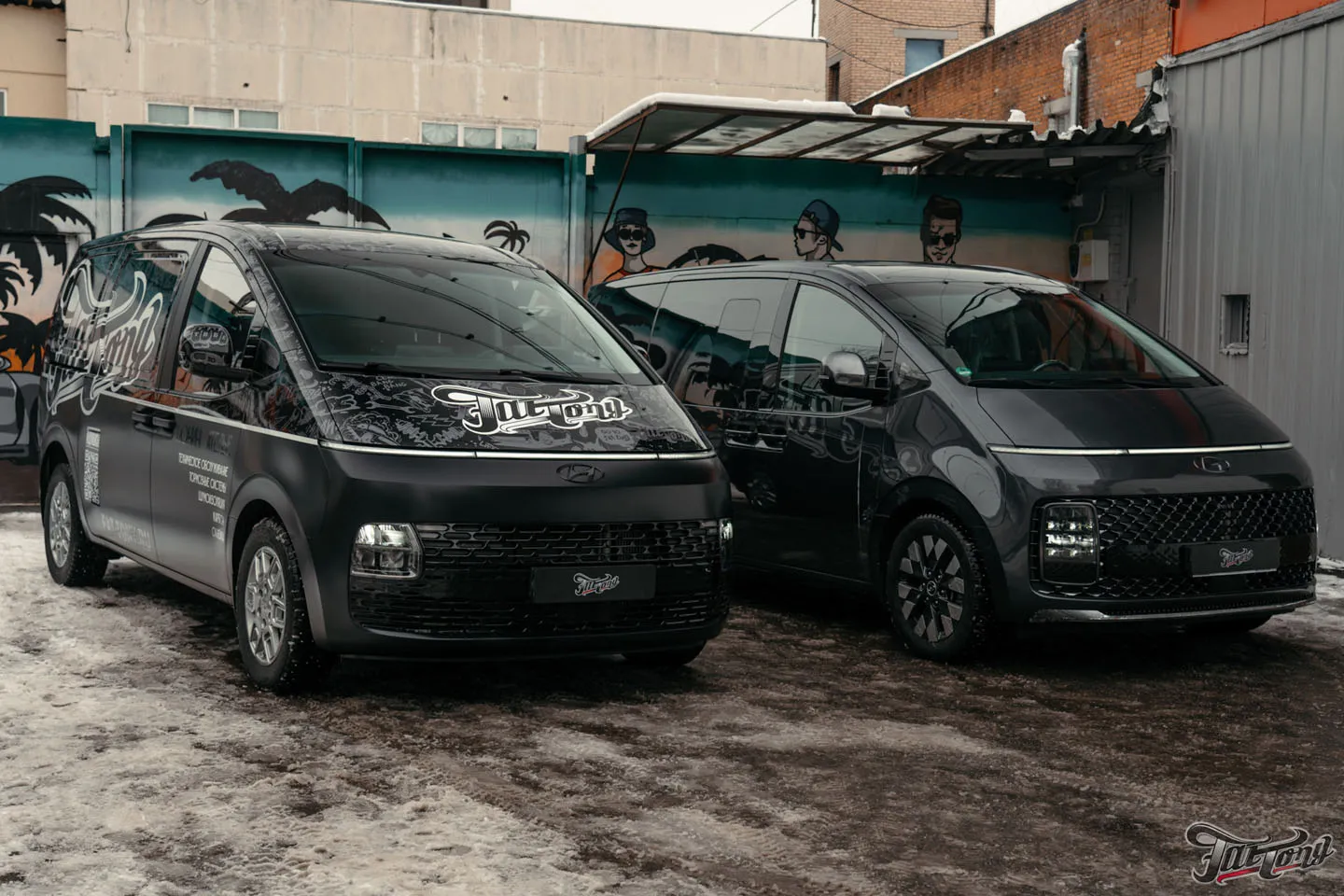 Разработали и реализовали дизайн-проект для Hyundai Staria, нового рабочего автомобиля Fat Tony! Результат работ